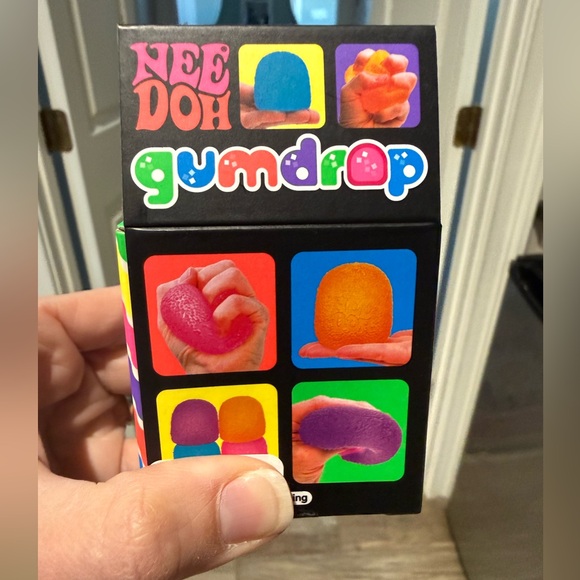 NeeDoh Gumdrop Super Solid Pink Squish Toy TikTok favorite! - Picture 4 of 5
